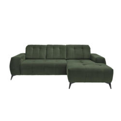 Ecksofa Mit Usb Anschluss Sano, Dunkelgrün,s: 258x180 Cm