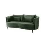 M&ouml;belix 3-sitzer-sofa Pistaccio D.gr&uuml;n, R&uuml;cken Echt B: 209 Cm