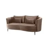 M&ouml;belix 3-sitzer-sofa Pistaccio H.braun, R&uuml;cken Echt B: 209 Cm