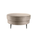 Möbelix Hocker Pistaccio Beige Velorus, D: 80 Cm