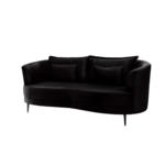 Möbelix 3-sitzer-sofa Pistaccio Velours, Rücken Echt B: 209 Cm