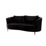 M&ouml;belix 3-sitzer-sofa Pistaccio Velours, R&uuml;cken Echt B: 209 Cm