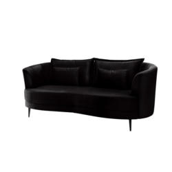 3-Sitzer-Sofa Pistaccio Velours, Rücken Echt B: 209 cm