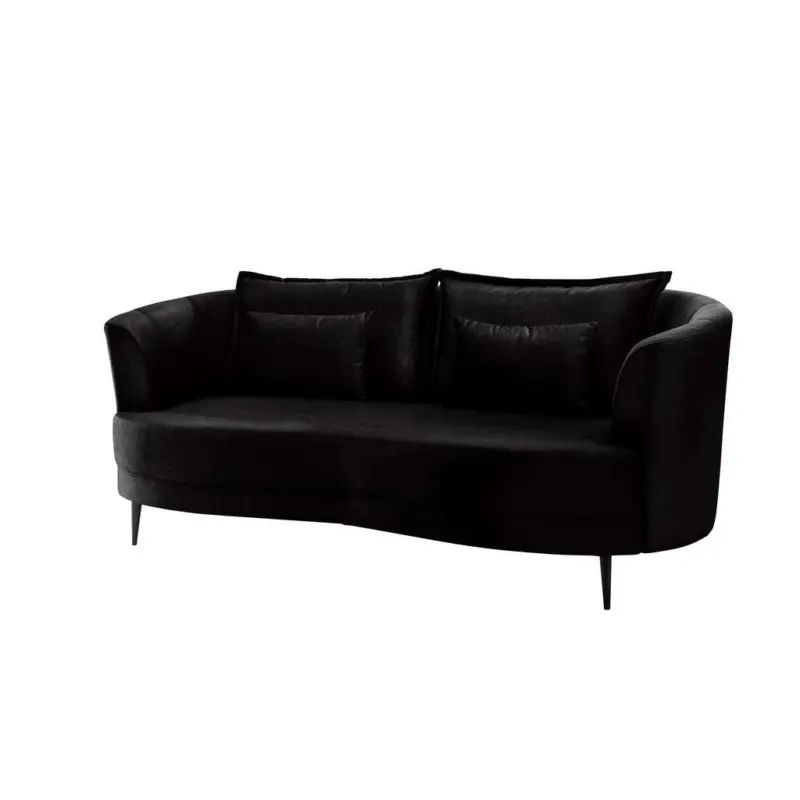 3-sitzer-sofa Pistaccio Velours, Rücken Echt B: 209 Cm
