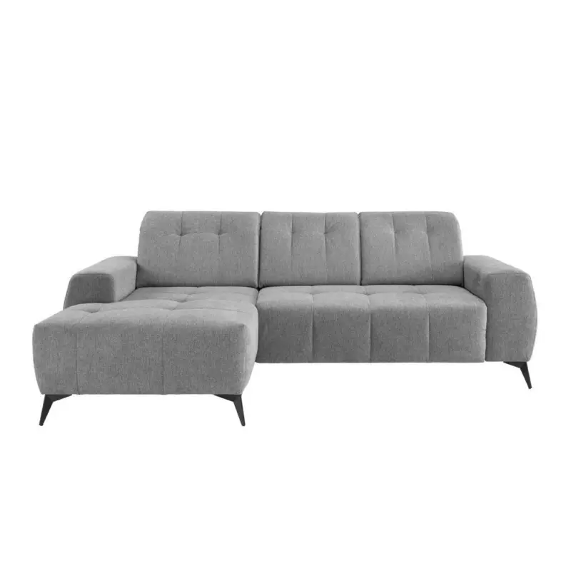 Ecksofa Mit Usb Anschluss Sano,silberfarben,s:180x258 Cm