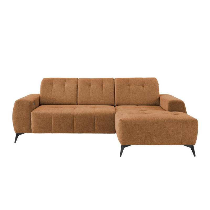 Ecksofa Mit Usb Anschluss Sano, Currygelb, S: 258x180 Cm