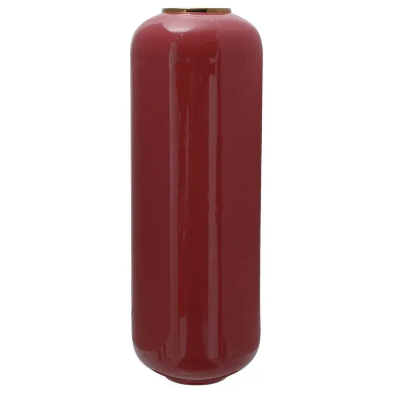 Bodenvase Art Deco Goldfarben Koralle, D: 24 cm