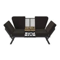 Gartenbank Metall Relax mit Kissen