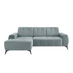 Ecksofa mit USB Anschluss Sano, Mintgrün, S: 180x258 cm