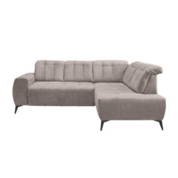 Ecksofa Mit Usb Anschluss Sano, Taupe, S: 261x200 Cm