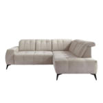 Möbelix Ecksofa Mit Usb Anschluss Sano, Beige, S: 261x200 Cm