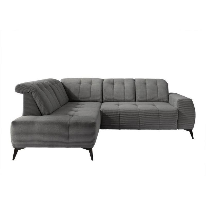 Ecksofa Mit Usb Anschluss Sano, Grau, S: 200x261 Cm