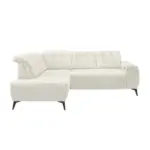 M&ouml;belix Ecksofa Mit Usb Anschluss Sano, Creme, S: 200x261 Cm