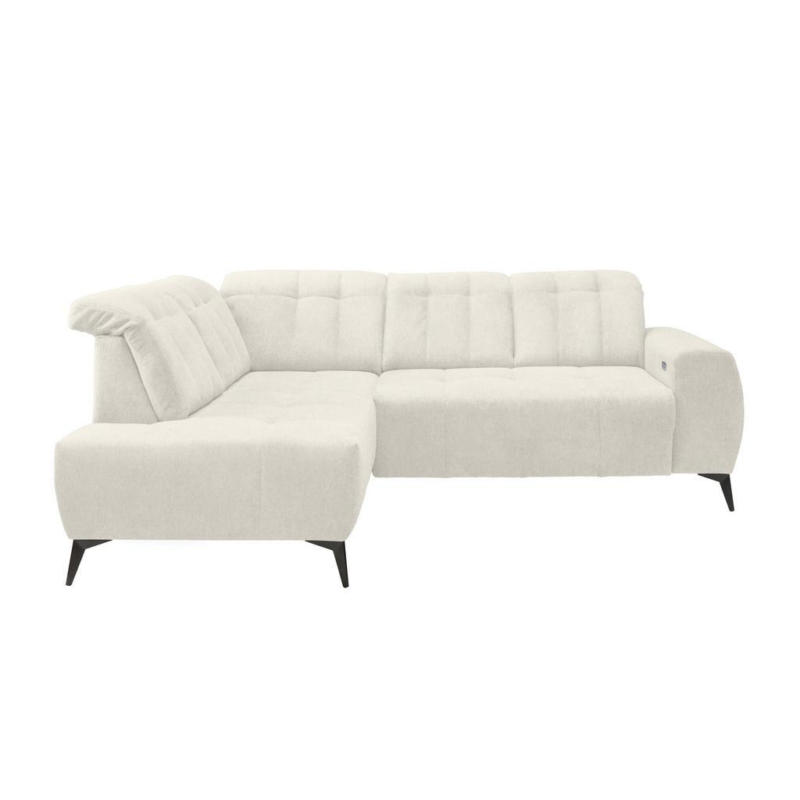 Ecksofa Mit Usb Anschluss Sano, Creme, S: 200x261 Cm