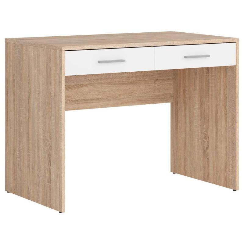 Schreibtisch Nepo Plus Desk Weiß/Sonoma Eiche, L: 100 cm