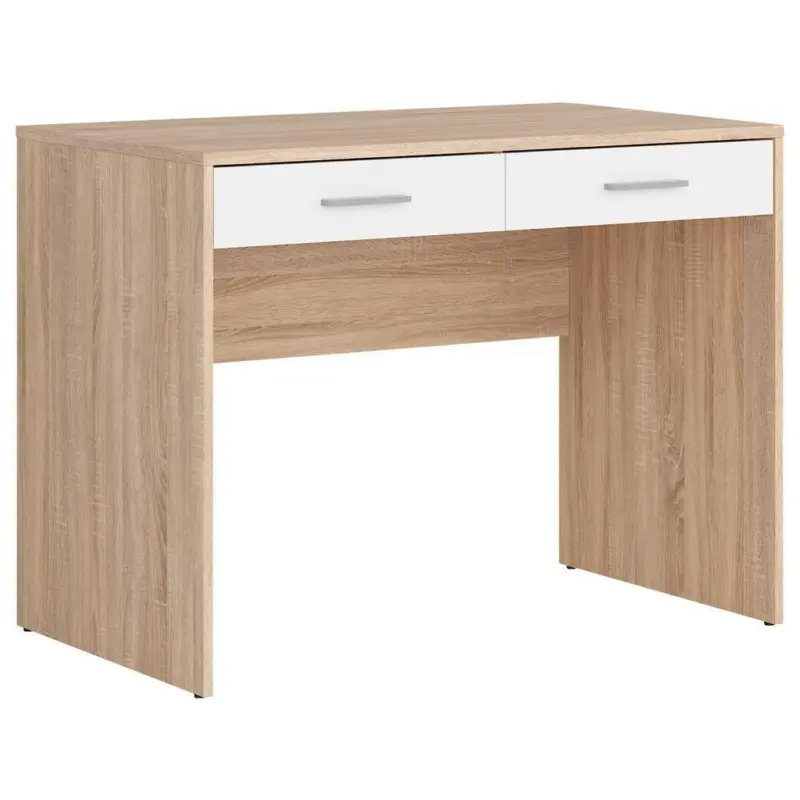 Schreibtisch Nepo Plus Desk Weiß/sonoma Eiche, L: 100 Cm