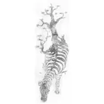 Möbelix Bild Serengeti Silberfarben, 50x150 cm