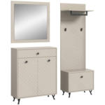 Möbelix Garderobe Notes Sandbeige B: 195 cm