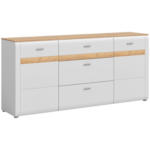 Möbelix Sideboard Ashton Aschgrau/Rivera Eiche B: 185cm