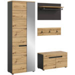 Möbelix Garderobe Canu Eiche Artisan B: 160 cm