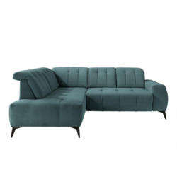 Ecksofa Mit Usb Anschluss Sano, Petrol, S: 200x261 Cm