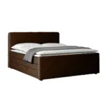 M&ouml;belix Boxspringbett Cordoba Braun inkl.bettkasten, L: 180 cm