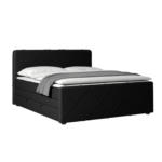 Möbelix Boxspringbett Cordoba Schwarz Inkl.bettkasten, L: 180 Cm