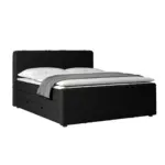 M&ouml;belix Boxspringbett Cordoba Schwarz Inkl.bettkasten, L: 180 Cm