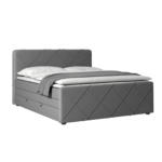 Möbelix Boxspringbett Cordoba Weiß inkl.bettkasten, L: 180 cm