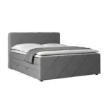 M&ouml;belix Boxspringbett Cordoba Wei&szlig; inkl.bettkasten, L: 180 cm