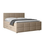 Möbelix Boxspringbett Helsinki Beige inkl.bettkasten, L: 180 cm