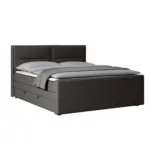 Möbelix Boxspringbett Kyoto Anthrazit Inkl.bettkasten, L: 180 Cm