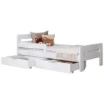 M&ouml;belix Bett Bennet Wei&szlig; Inkl. Zubeh&ouml;r, 90x200 Cm