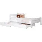 M&ouml;belix Bett Bennet Wei&szlig; Inkl. Zubeh&ouml;r,120x200 Cm
