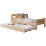 M&ouml;belix Bett Bennet Naturfarben Inkl. Zubeh&ouml;r, 90x200 Cm