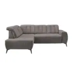 M&ouml;belix Ecksofa mit USB Anschluss Sano, Graubraun, S: 200x261 cm