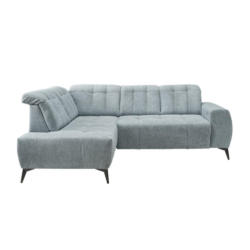 Ecksofa mit USB Anschluss Sano, Mintgrün, S: 200x261 cm