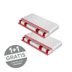 Taschenfederkernmatratze Pocket Plus B: 90 Cm