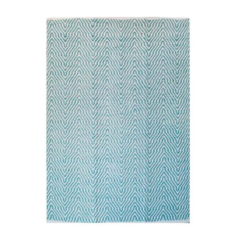 Flachwebteppich Aperitif Türkis, 120x170 Cm