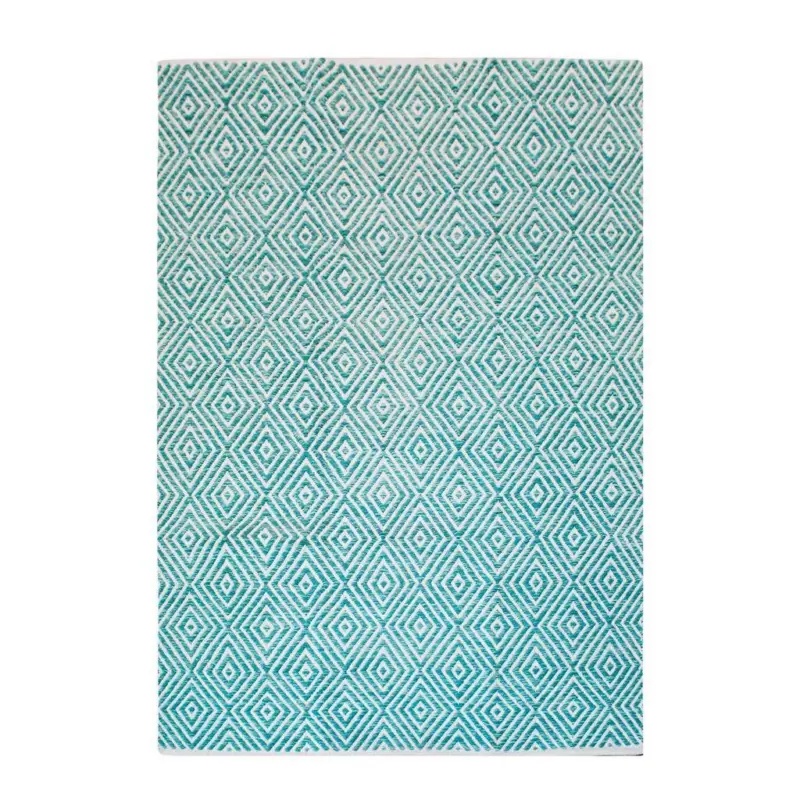 Flachwebteppich Aperitif Türkis, 160x230 Cm
