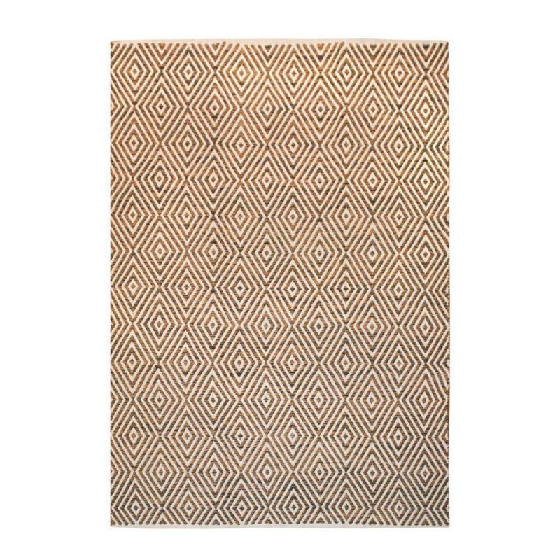 Flachwebteppich Aperitif Braun/Beige, 160x230 cm