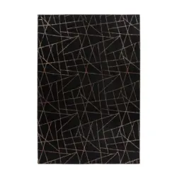 Teppich Bijou Schwarz/goldfarben, 200x290 Cm