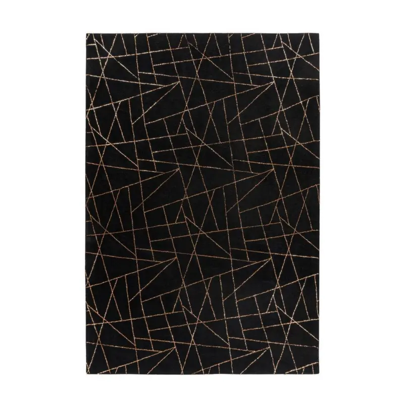 Teppich Bijou Schwarz/goldfarben, 200x290 Cm
