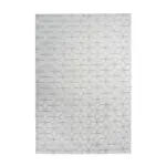Möbelix Teppich Anthrazit, Weiß Vivica 125, BxL: 80x150 cm