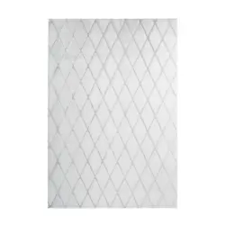 Teppich Grau, Weiß Vivica 225, BxL: 160x230 cm