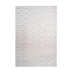 Teppich Weiß, Roségold Vivica 125, BxL: 120x160 cm