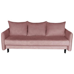 Schlafsofa mit Bettkasten Rose Rosa B: 218 cm