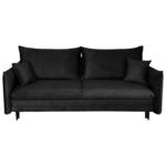 Möbelix Schlafsofa mit Bettkasten Melody Schwarz B: 216 cm