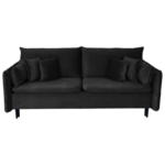 Möbelix Schlafsofa mit Bettkasten Orlando Schwarz B: 220 cm