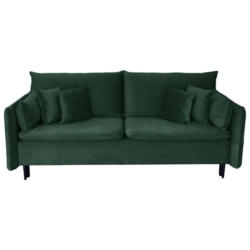 Schlafsofa mit Bettkasten Orlando Grün B: 220 cm